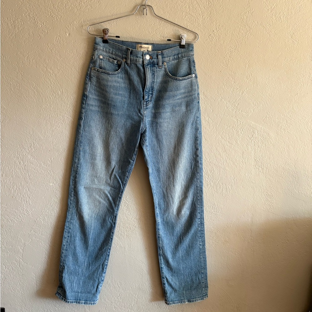 Madewell Vintage 90s Straight Blue Jeans